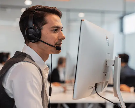 Professional intake specialist on call