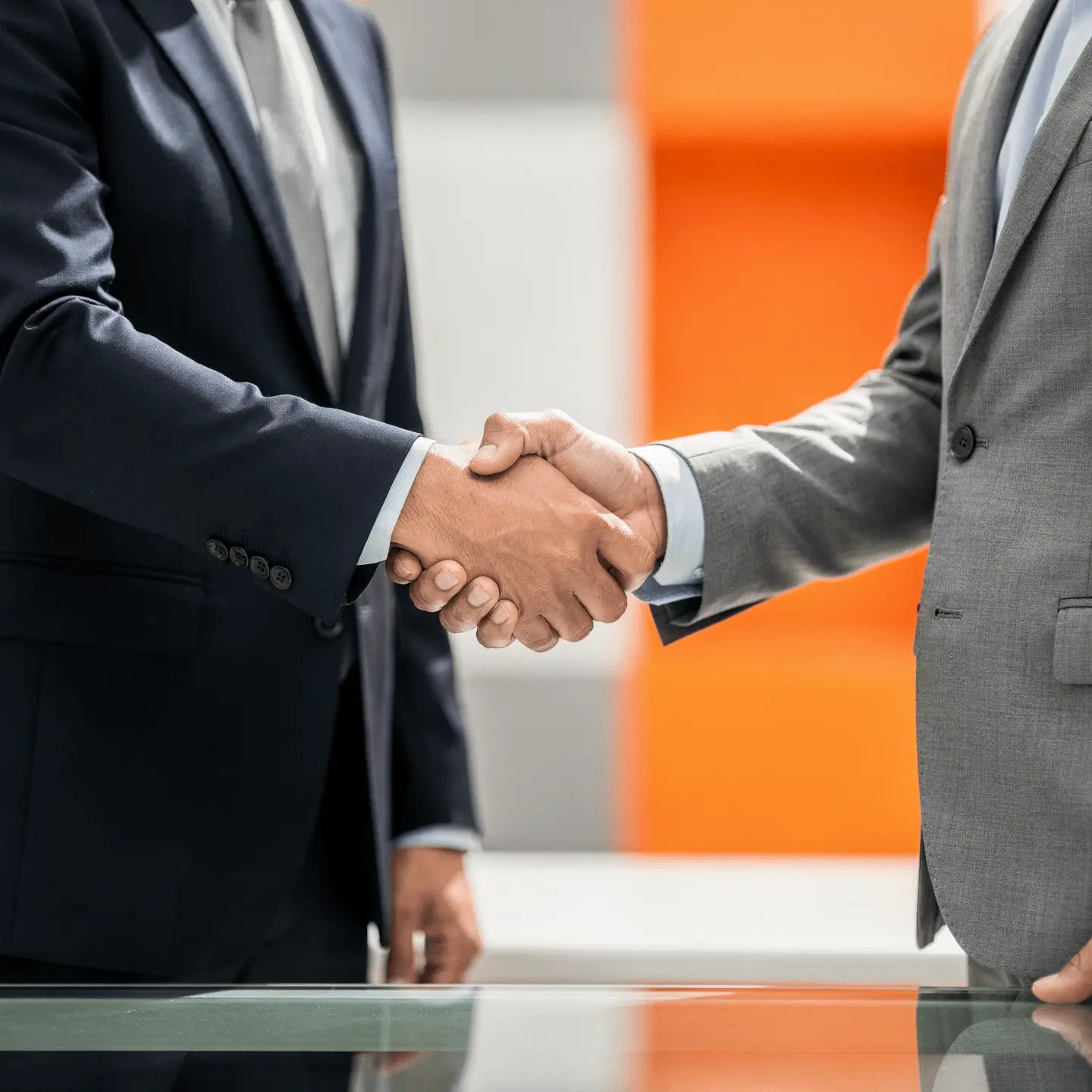 Professional handshake